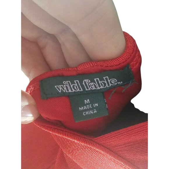 Red Cross Back Stretch Bodycon Dress - Wild Fable - Picture 7 of 7